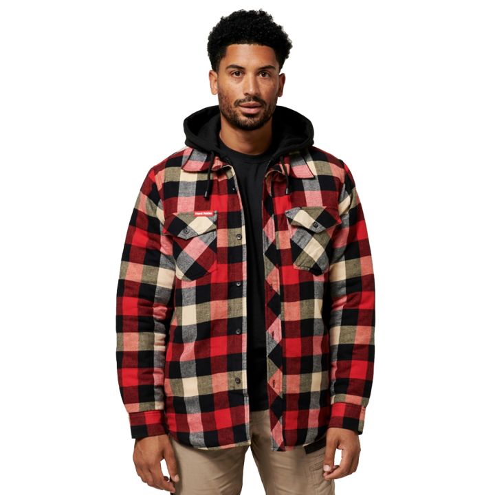 Hard Yakka Quilted Flannel Shacket - Y06690 - Safety1st