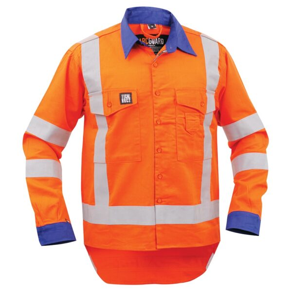 Arcguard Shirt 11Cal TTMC Royal Blue/Orange 21312RBO