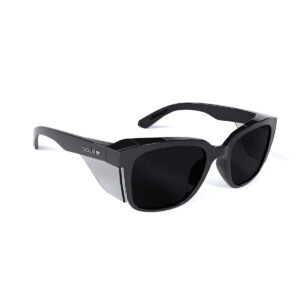 Bolle STKS 410 Smoke PC Lens Platinum - Black Frame