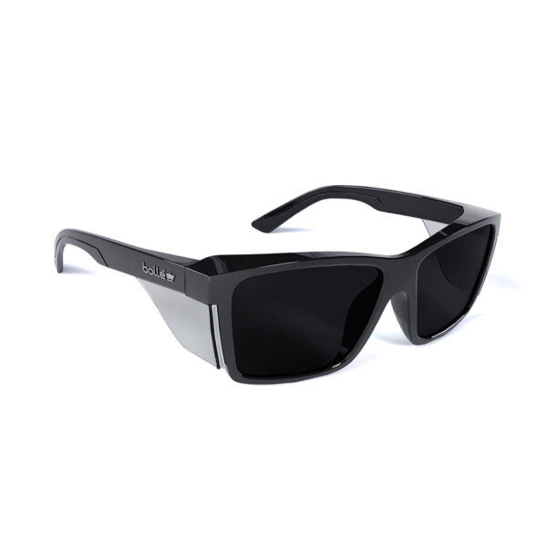 Bolle STKS 420 Smoke Lens Platinum - Black Frame