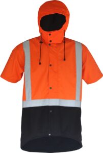 Oilskin Short Sleeve Vest With Hood – PCO1359