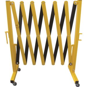 Expandable Barrier By Pro – Yellow/Black Powder Coated