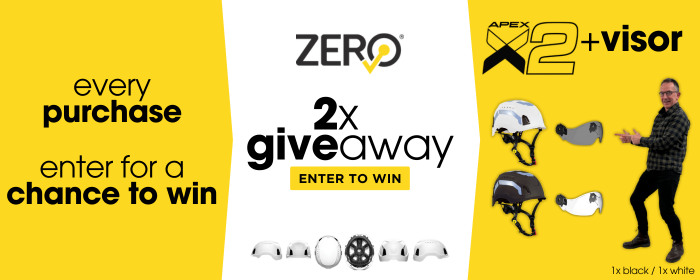 zero height giveaway apex x2 helmet promo