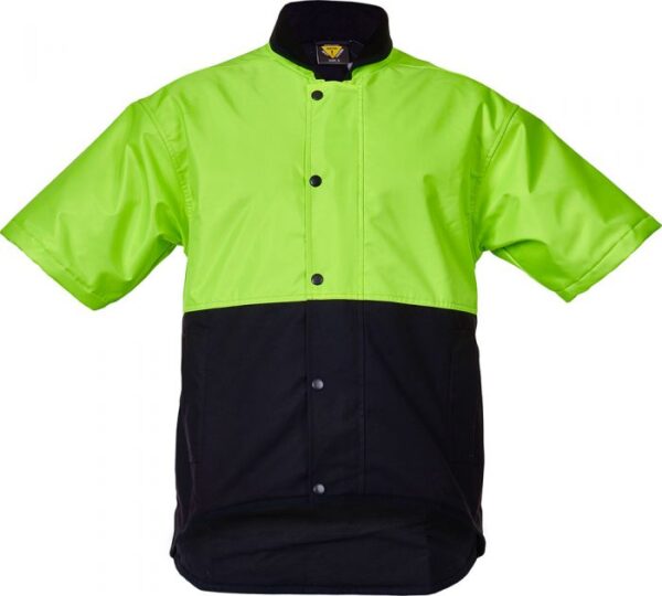 Caution Oilskin Short Sleeve Vest Lined  Day Only PCO1330 - Image 2