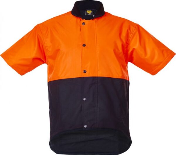 Caution Oilskin Short Sleeve Vest Lined  Day Only PCO1330 - Image 4