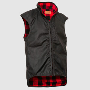 Oilskin Vest Wool Lined Province Red Styx Mill 23SP